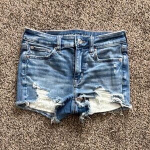 American Eagle Outfitters Blue Jean Cut-Off Shorts